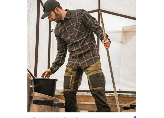 Сорочка Seeland Glen Flannel Shirt Pine green check Фото 2